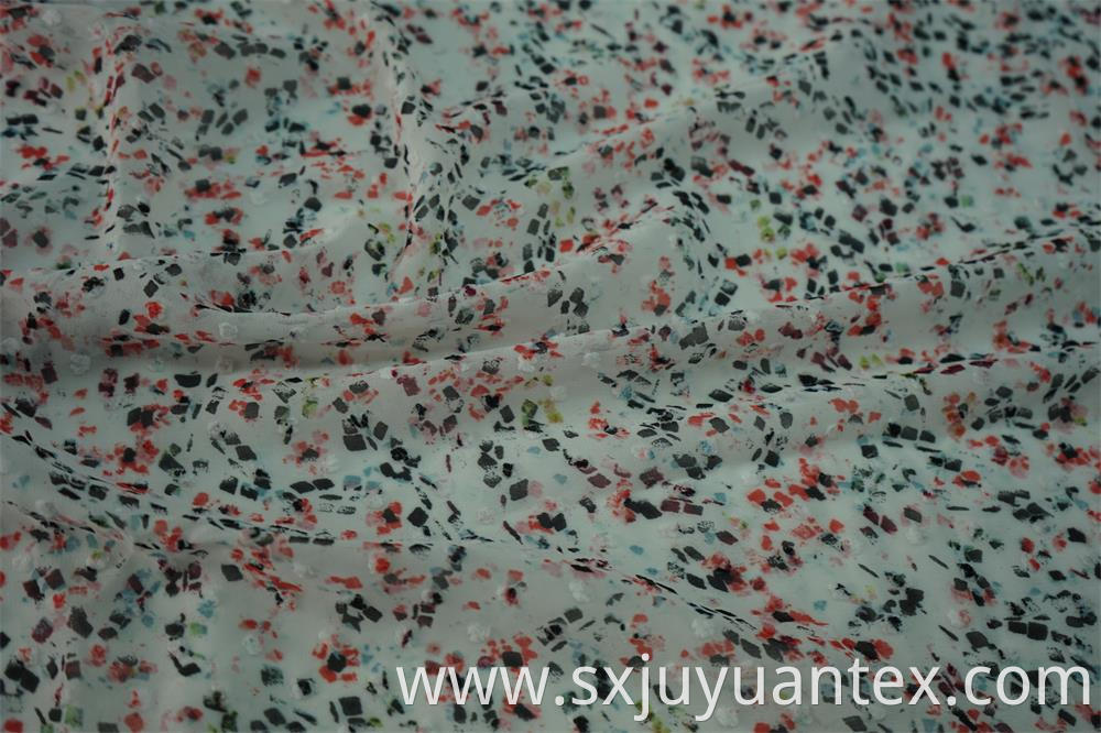 Polyester Swiss Dot Fabric